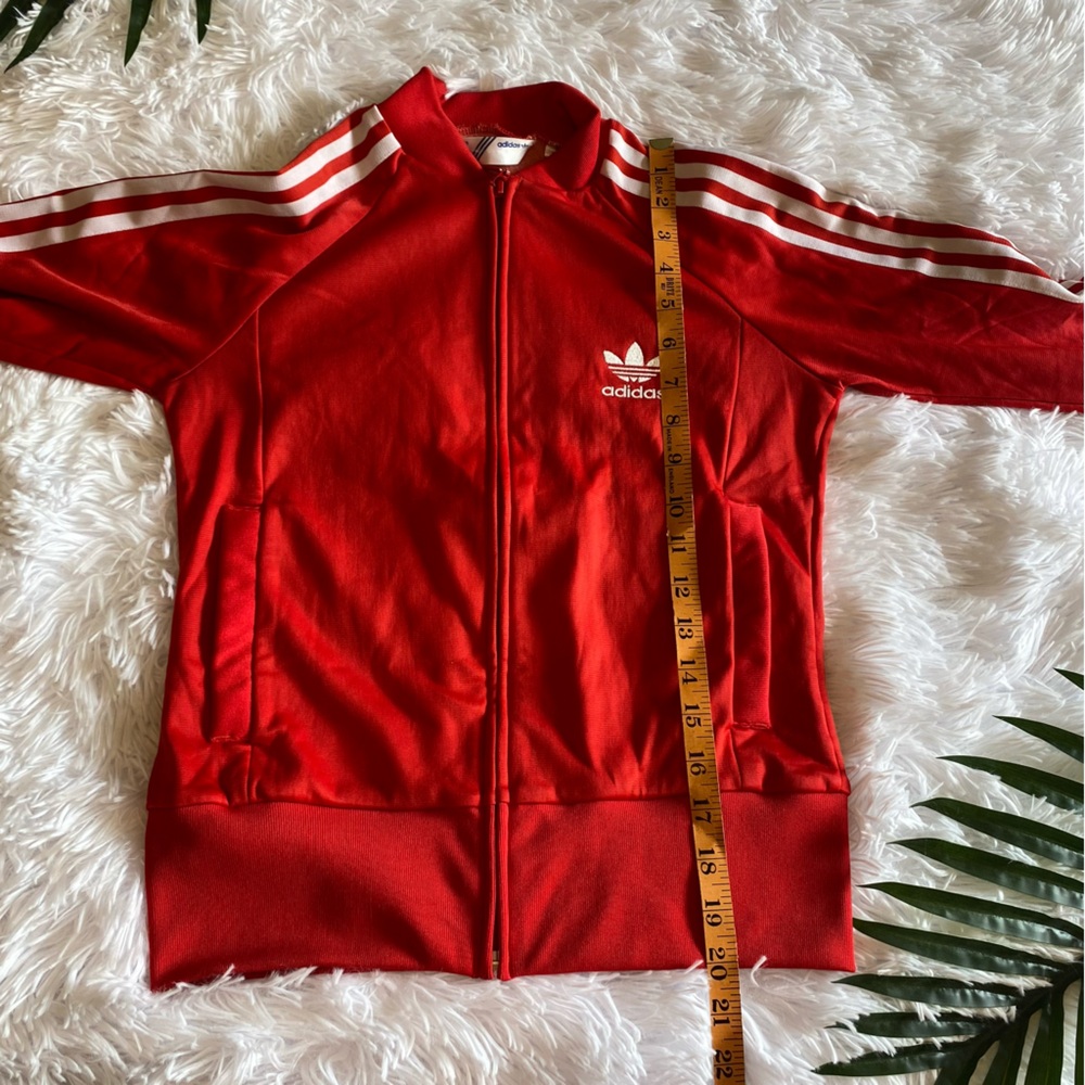 Adidas Vintage Red Track Jacket | Size XS - Picture 14 of 14